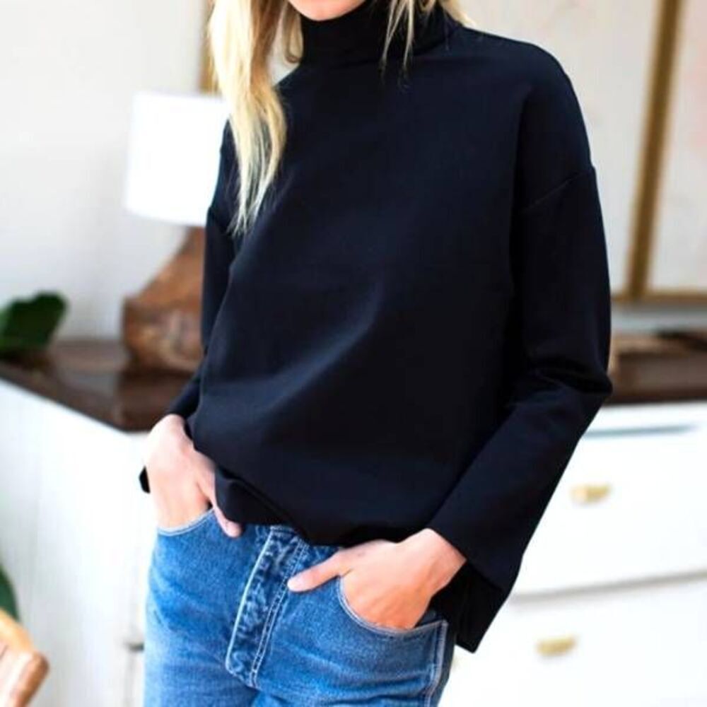Emerson Fry Edie Top - Black Ponte sz XS